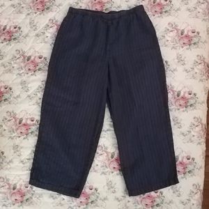 100% Linen Pants - Navy Blue, Hot Cotton brand, L